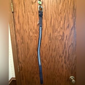 Black Beaded Leather Nocona Women's Belt